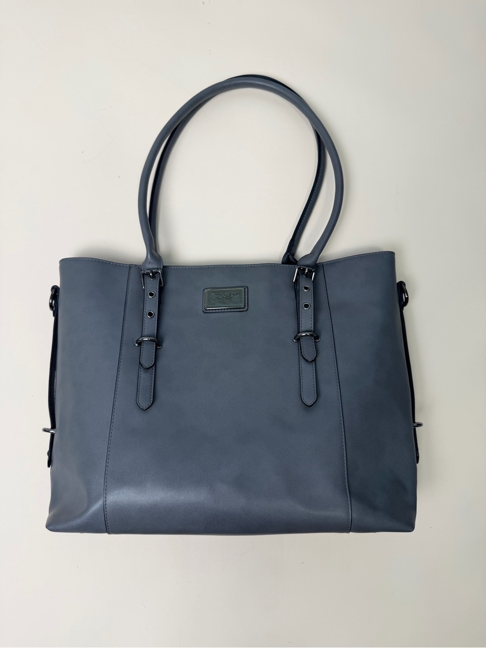 MOSISO Gray Laptop Tote Shoulder Bag Work Office Bag